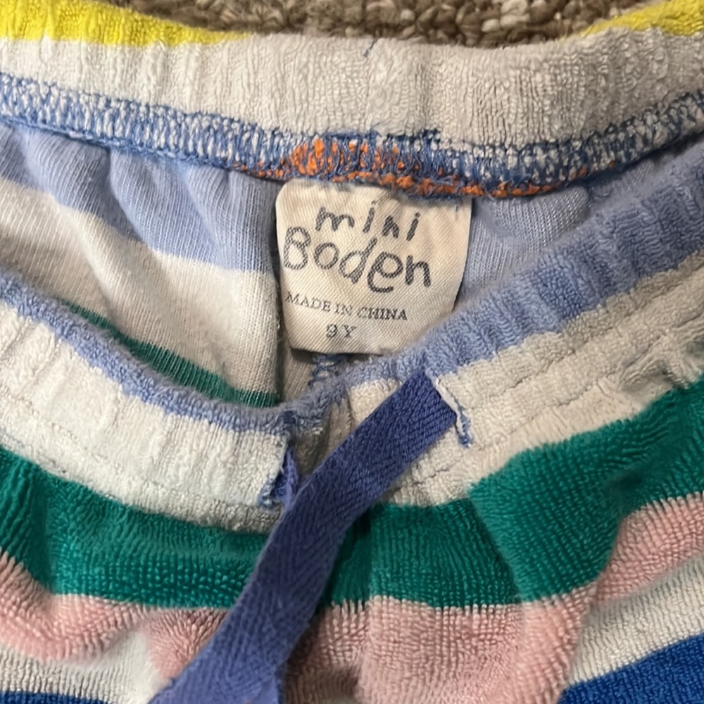 Mini Boden terry shorts - Picture 2 of 3